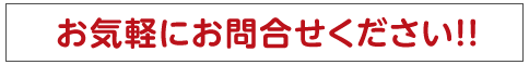 お気軽にお問合せください！